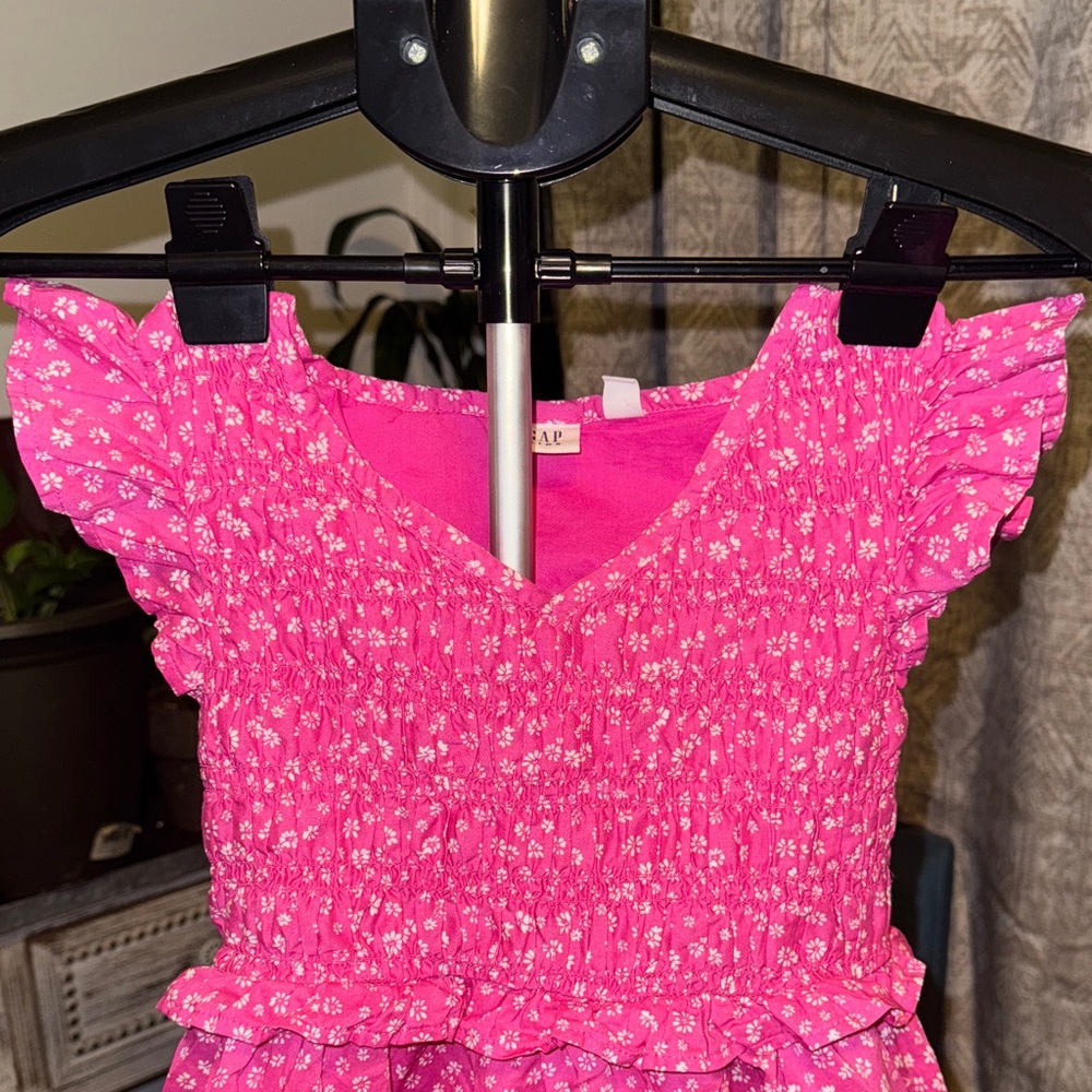 GAP KIDS - Pink Floral Kids Dress - Picture 3 of 5